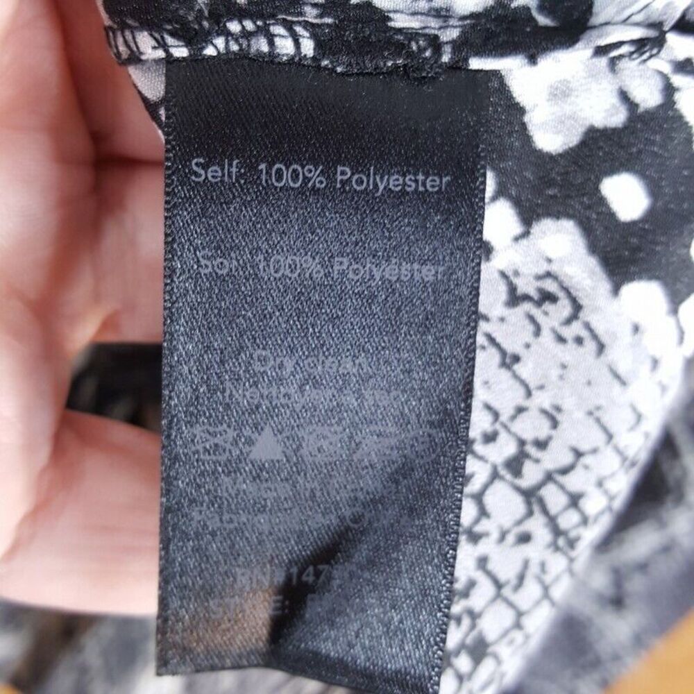 Le Gali Womens Top Small Black Python Snakeskin H… - image 5